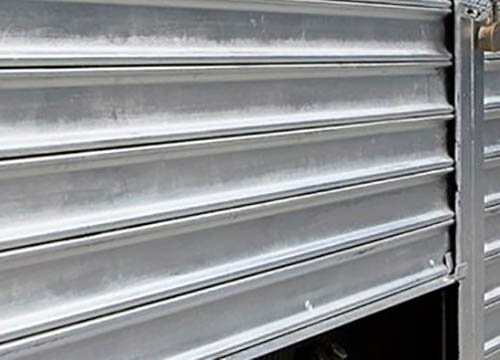 cortina metalica galvanizada ciega h